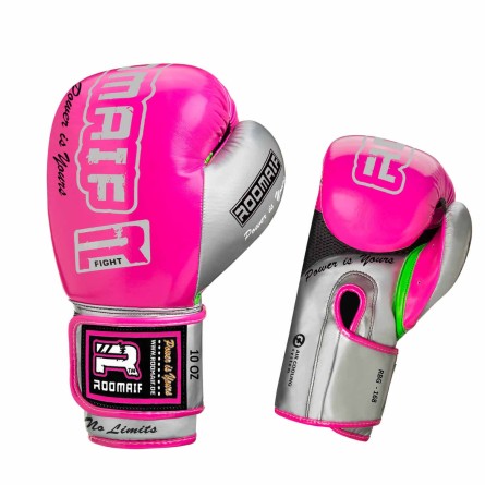 ROOMAIF FEROCIOUS BOXING GLOVES PINK/SILVER