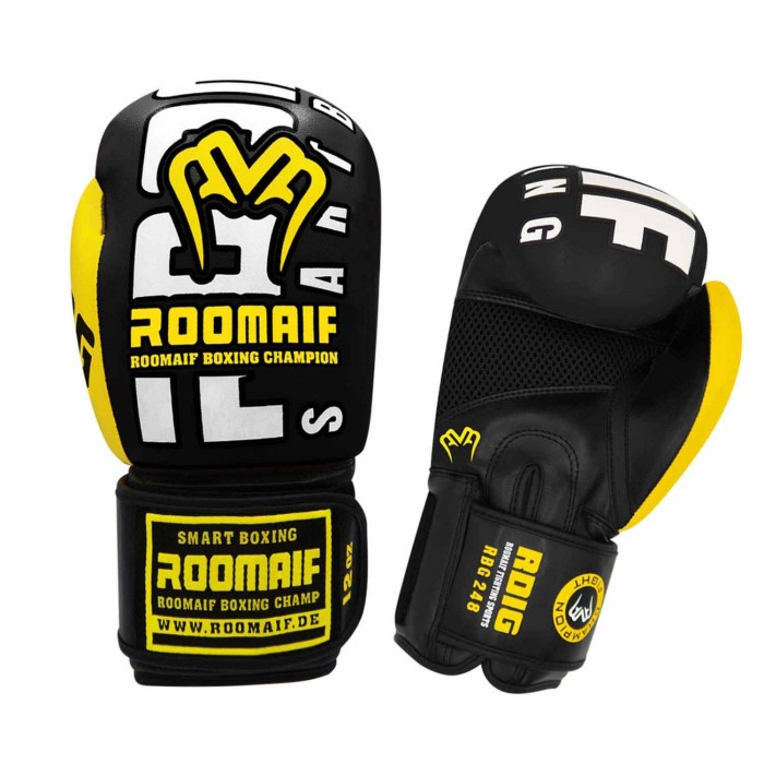 ROOMAIF RDIG BOXING GLOVES BLK