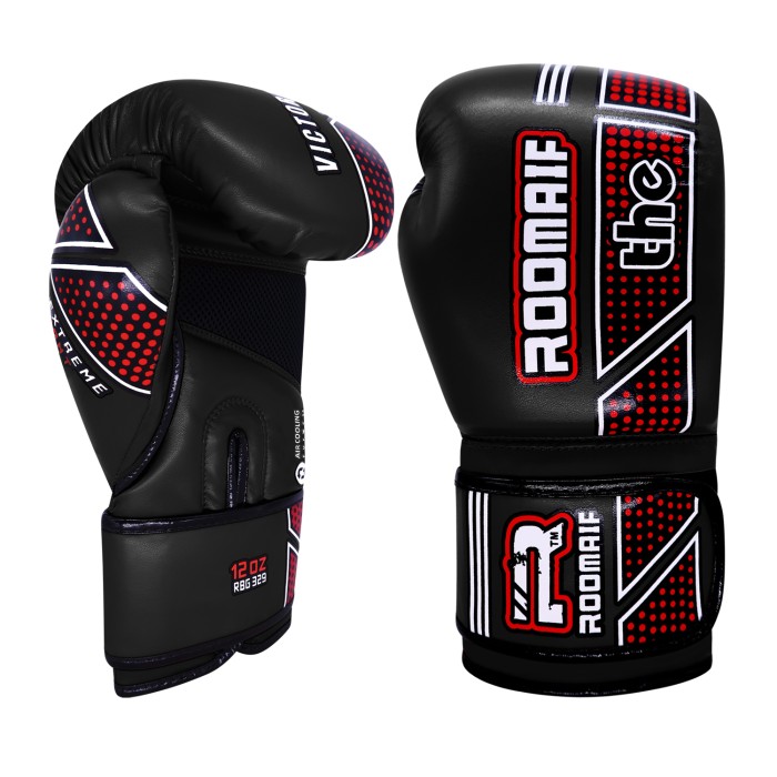 ROOMAIF THE VICTORIOUS BOXING GLOVES BLACK