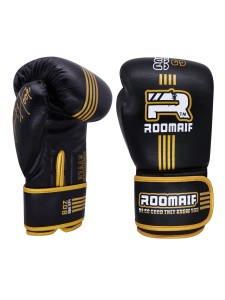 ROOMAIF CHECK & HOOK BOXING GLOVES GOLDEN