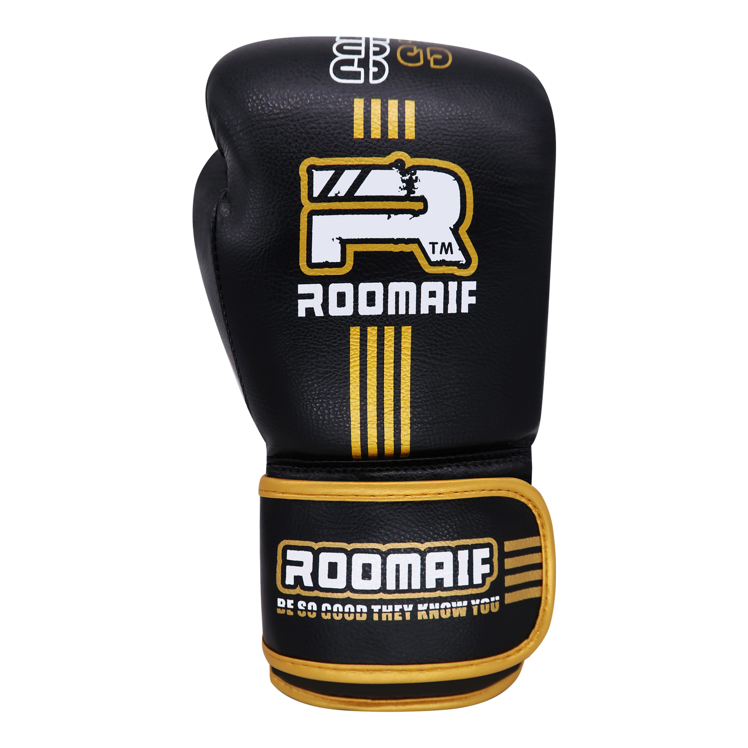ROOMAIF CHECK & HOOK BOXING GLOVES GOLDEN