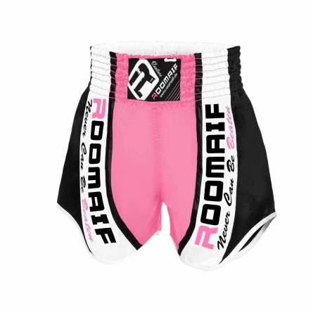 ROOMAIF VICTORY BOXING SHORTS (LADIES) PINK/BLACK