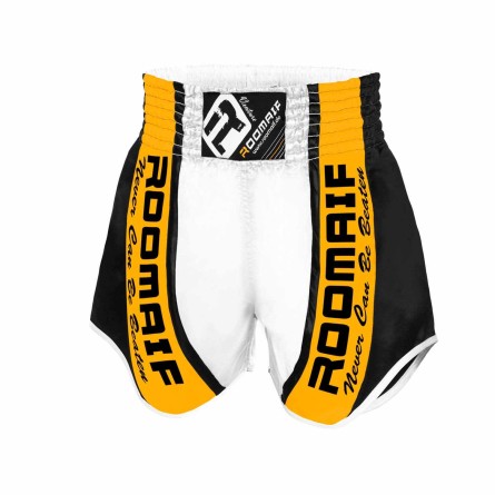 ROOMAIF VICTORY BOXING SHORTS (LADIES) YELLOW/BLACK