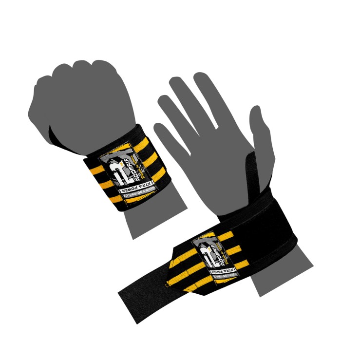 ROOMAIF FORCE WRIST WRAPS YELLOW/BLACK