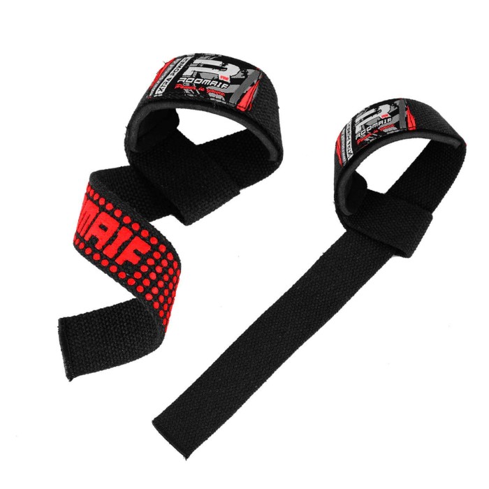 ROOMAIF POTENT LIFTING STRAPS RED/BLACK