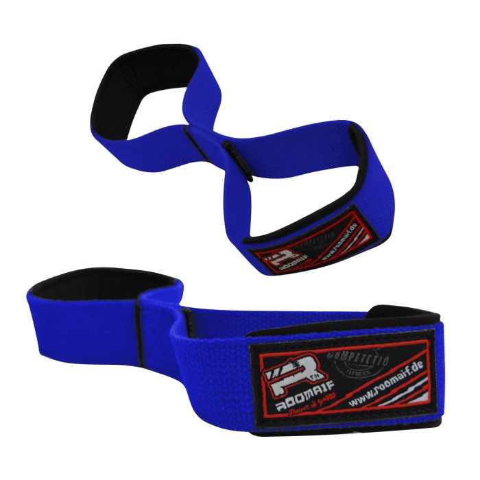 ROOMAIF COURAGE DOUBLE LOOP LIFTING STRAPS BLUE