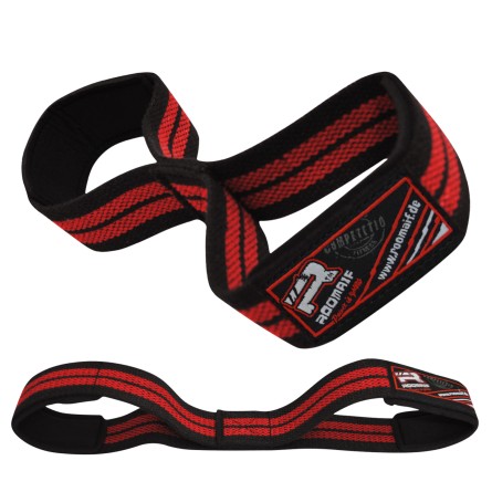 ROOMAIF FEROCIOUS DOUBLE LOOP LIFTING STRAPS RED/BLACK