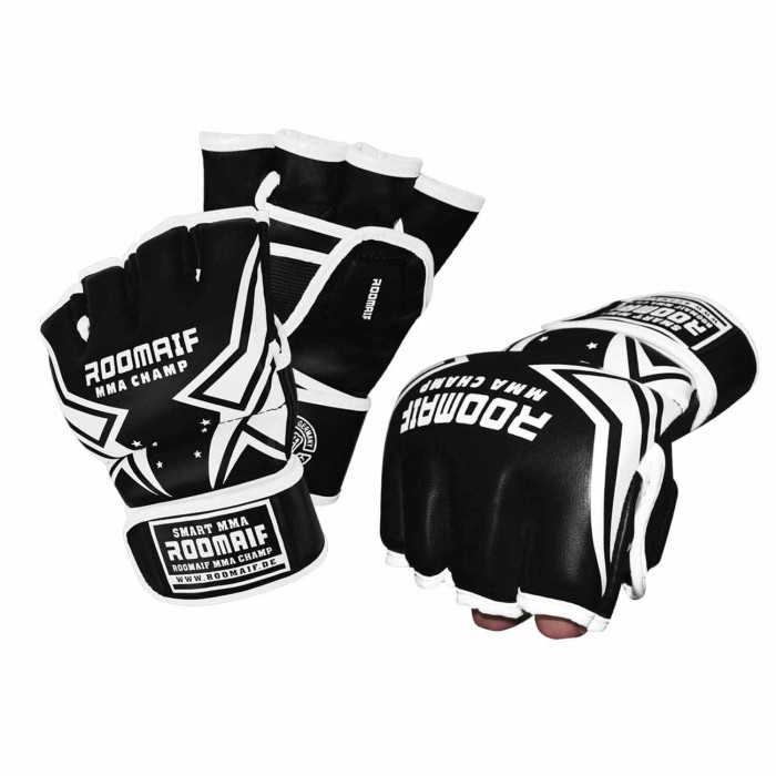 ROOMAIF ATTACK MMA GLOVES WHITE/BLACK