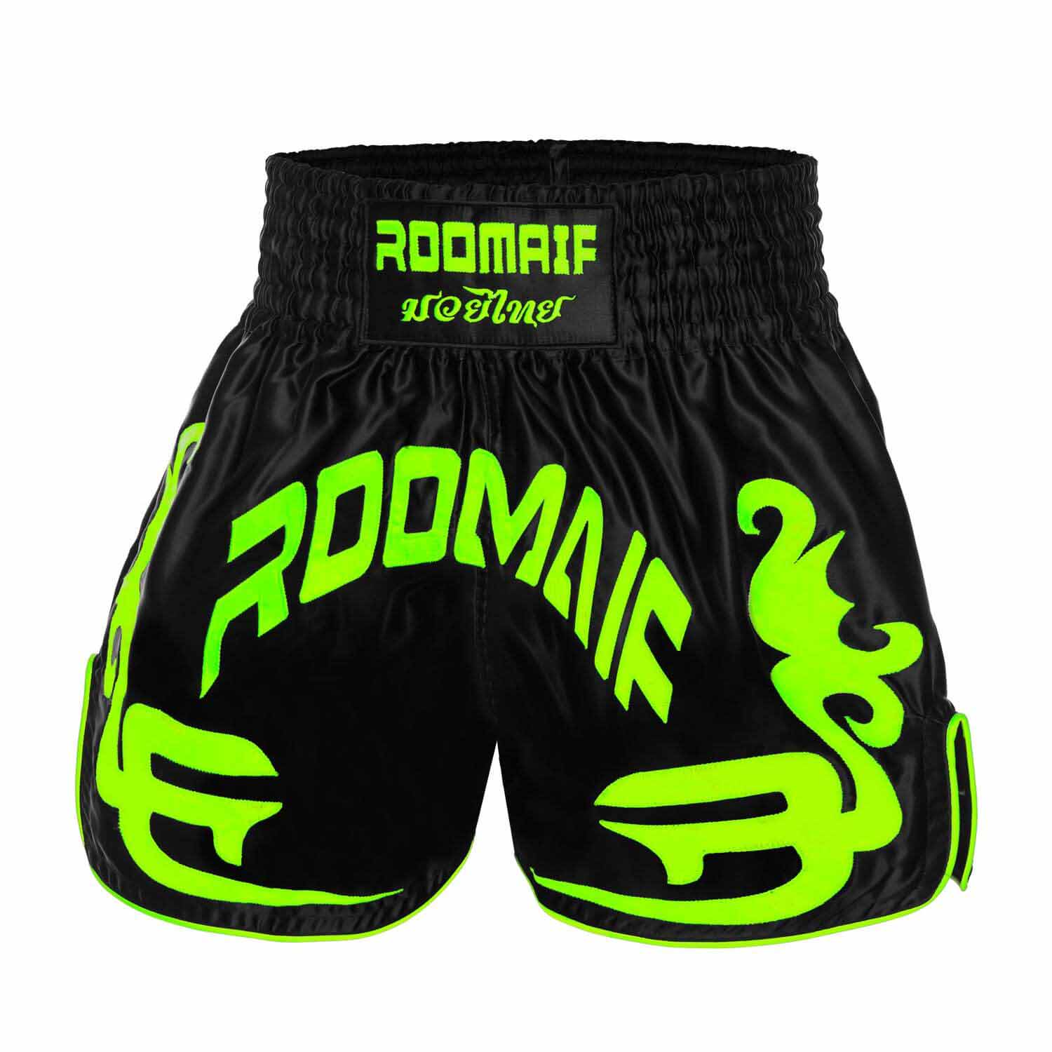 Mens Muay Thai Boxing Shorts : LUM-049-Green