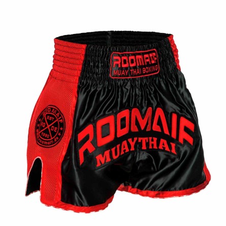 ROOMAIF VICTORY MUAY THAI SHORTS RED/BLACK